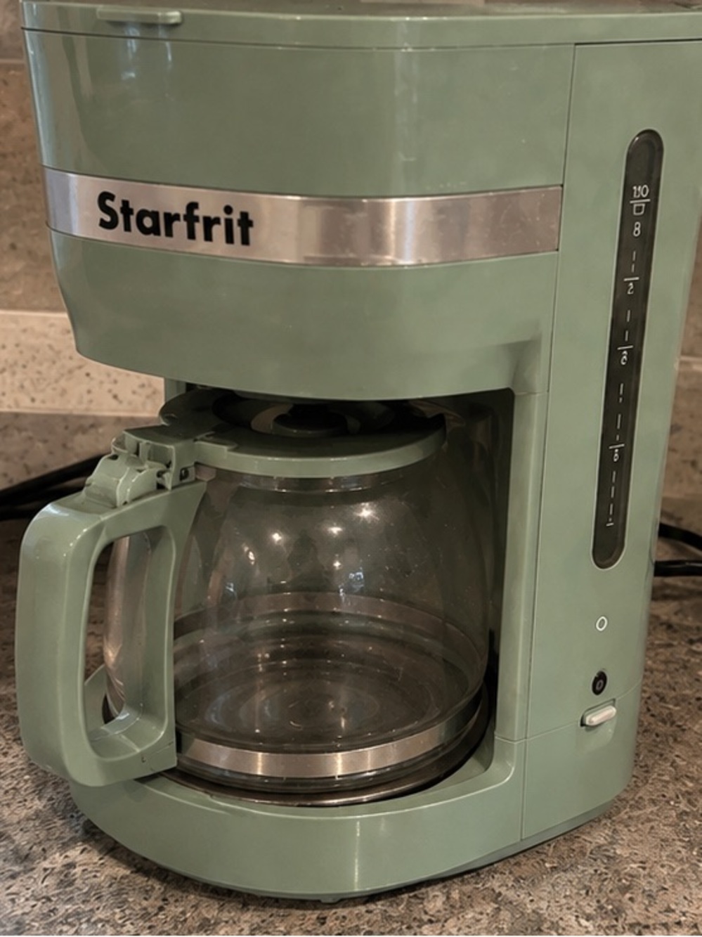 Starfrit Sage Green Drip Coffee Maker with Reusable Filter